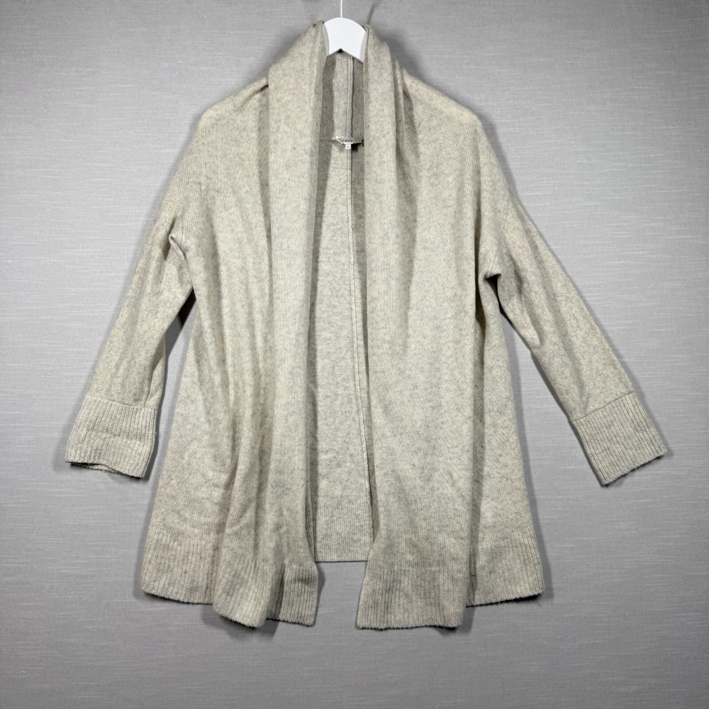 Vince Cardigan Womens Small Beige Wool Cashmere Sweater Cozy Quite Luxury‎ Chic